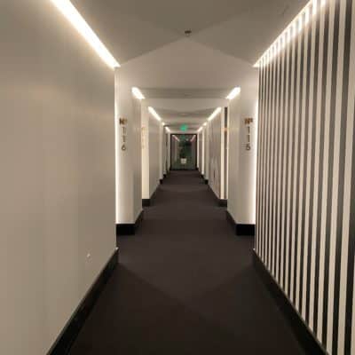 The English Hotel Corridor